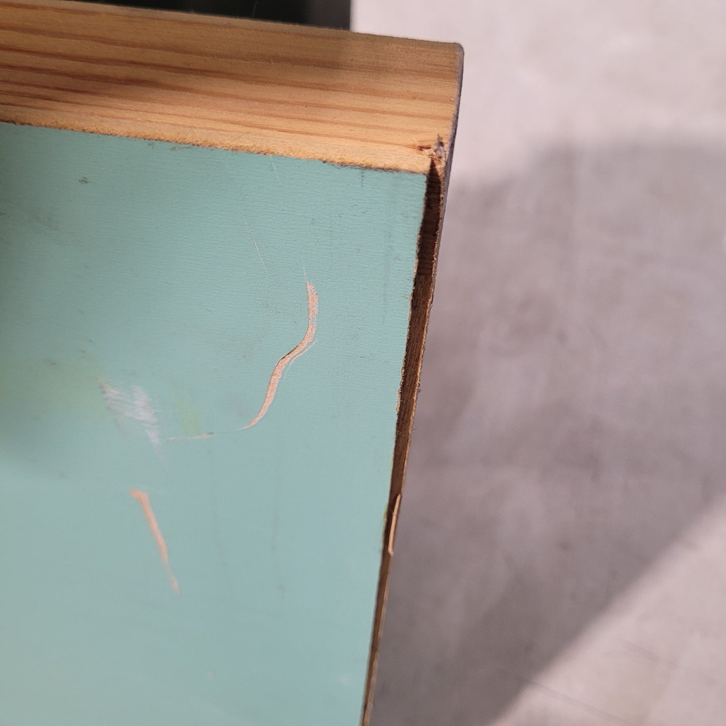 Timber Entry Door - 2040h x 920w Solid Core w/ 1 x Obscure Glass *Factory 2nd* 10559