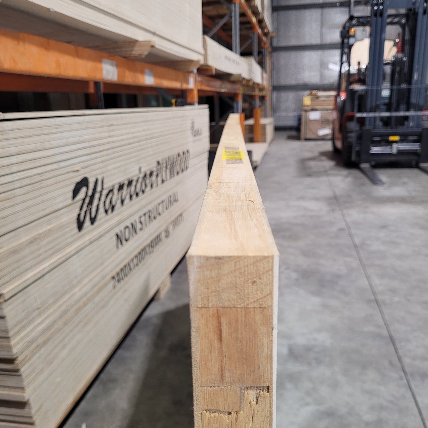 Timber Entry Door - 2040h x 920w Solid Core w/ 1 x Obscure Glass *Factory 2nd - Bowed* 10563