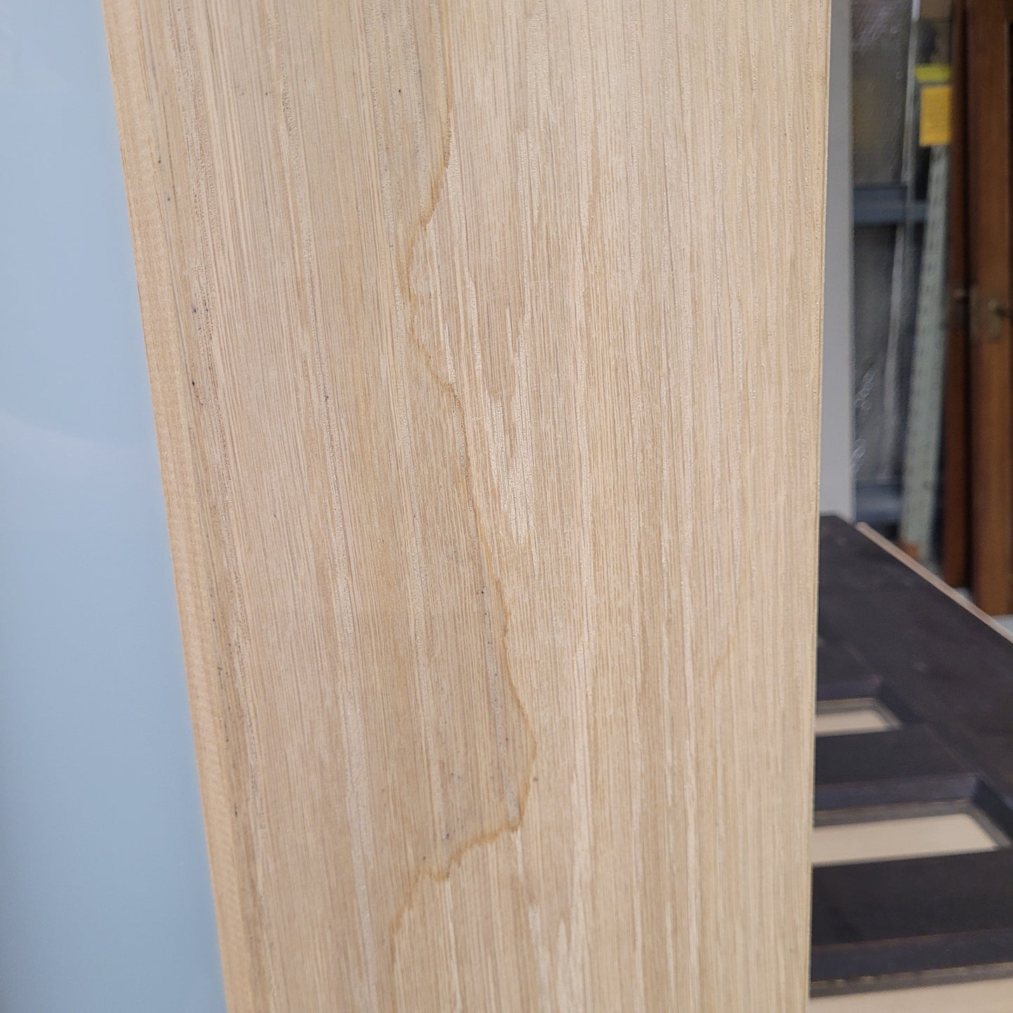 Timber Entry Door - 2340h x 1200w Solid Core w/ 5 x Obscure Glass *Factory 2nd* 10570