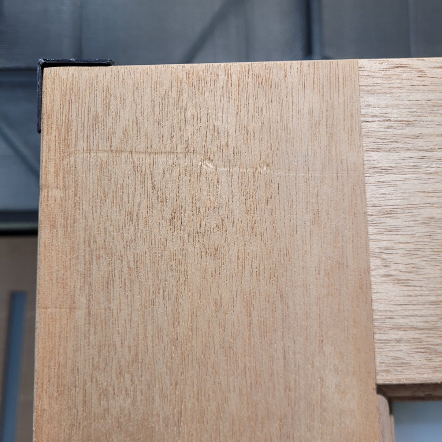 Timber Door - 2340h x 820w Solid Core Internal Door w/ 1 x Obscure Glass *Factory 2nd* 10572