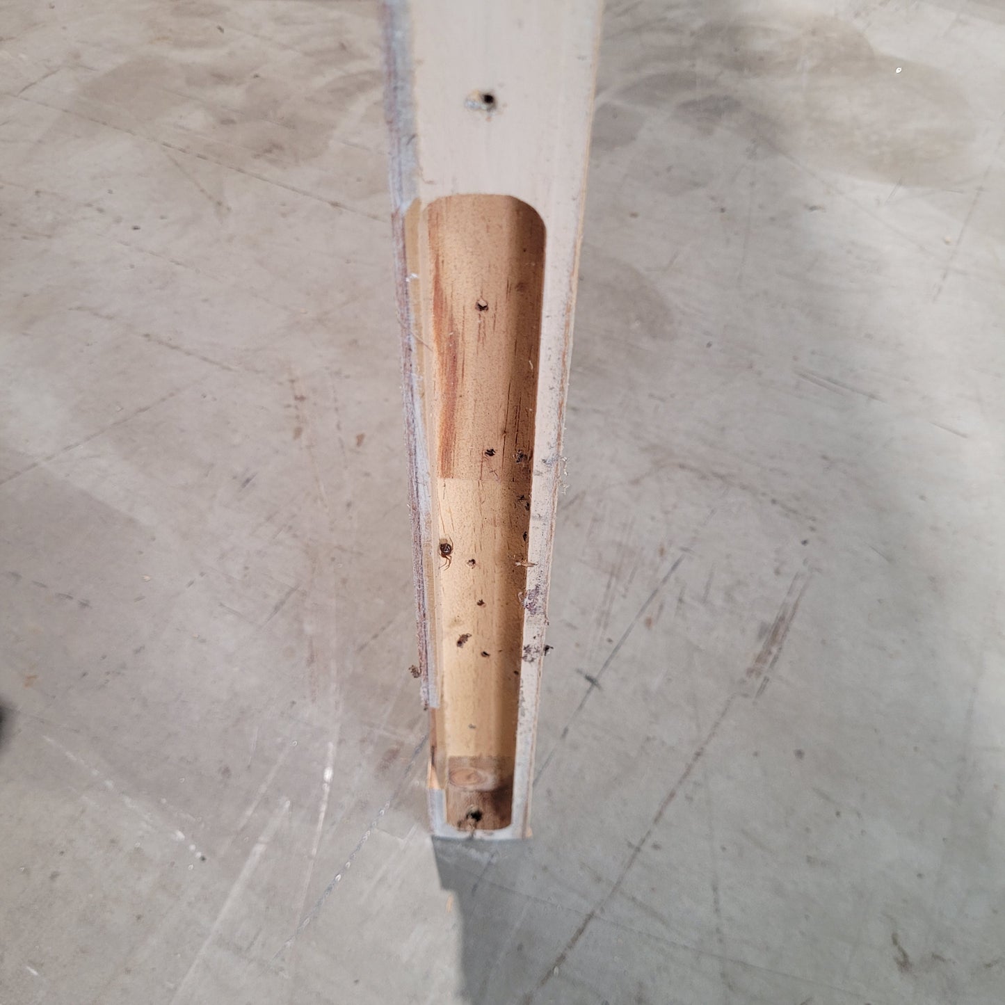 Timber Entry Door - 2340h x 1200w Solid Core w/ 1 x Obscure Glass *Factory 2nd* 10573