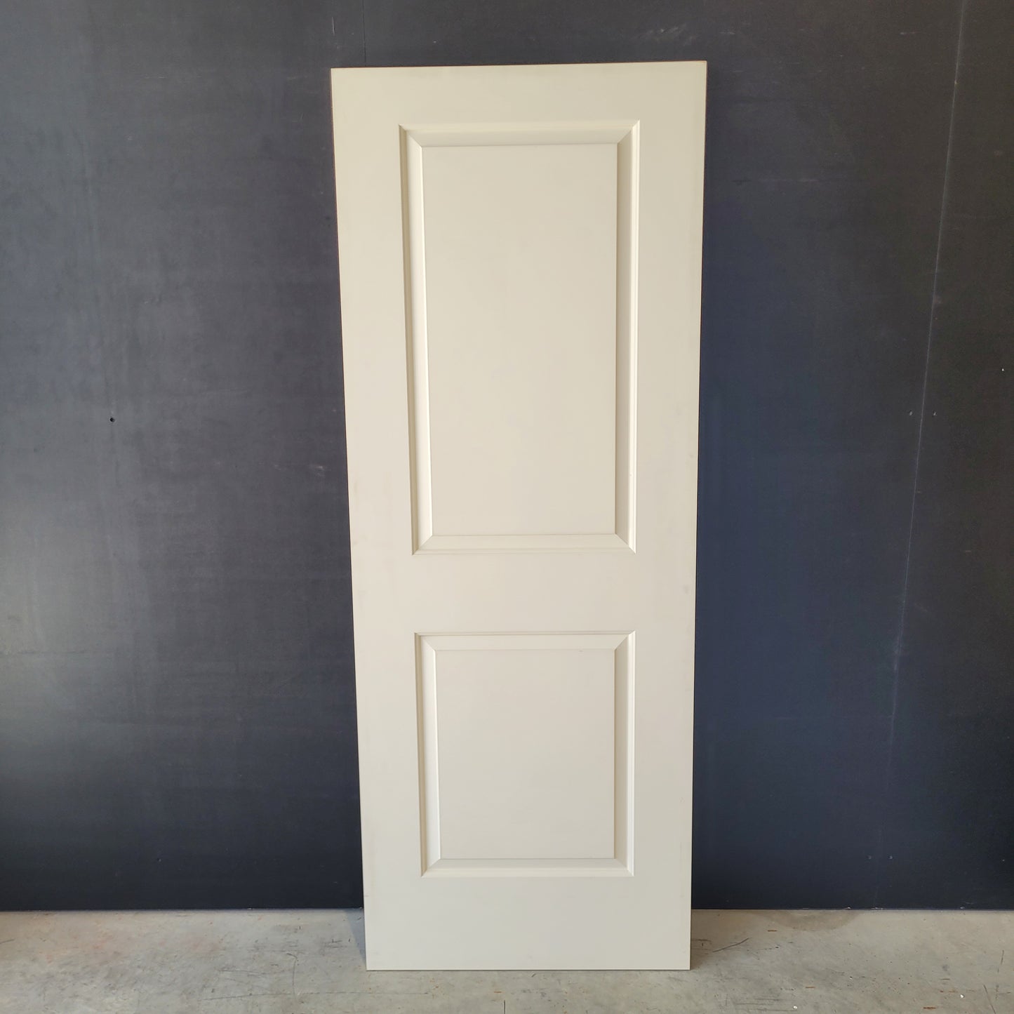 Timber Door - 2040h x 770w  Hollow Internal Timber Door w/ Pattern Both Sides *Factory 2nd* 10578