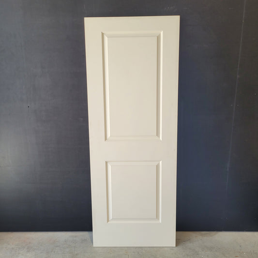 Timber Door - 2040h x 770w  Hollow Internal Timber Door w/ Pattern Both Sides *Factory 2nd* 10578