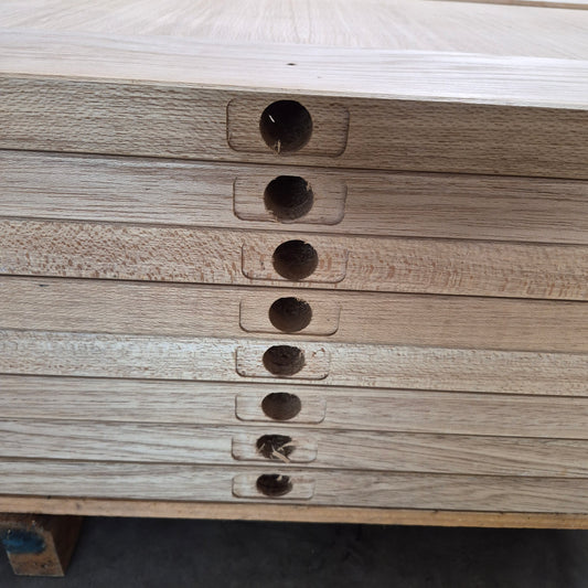 Timber Door - 2340h x 720w Semi-Solid Internal Door w/ Infill Panel (AMOD1) *2nd* SKU: 10584