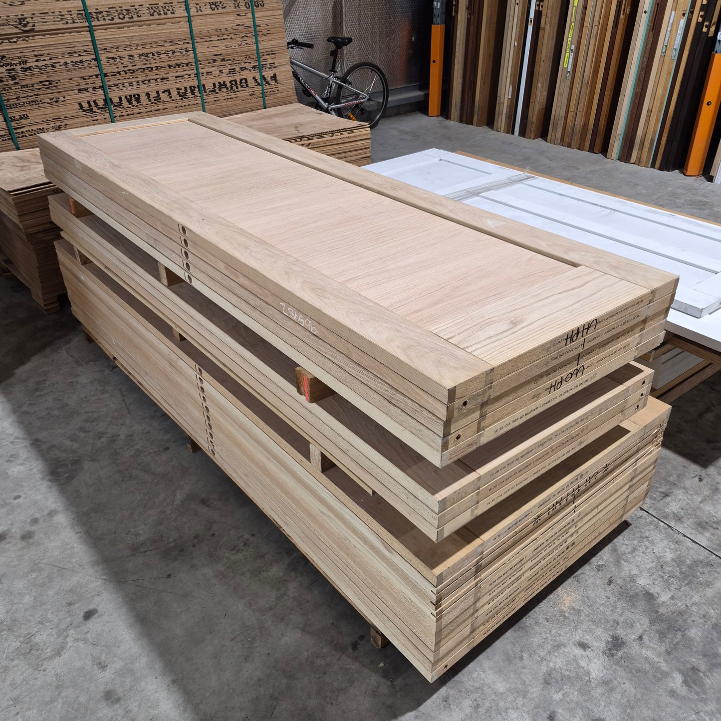 Timber Door - 2340h x 720w  Semi-Solid Internal Door w/ Infill Panel (AMOD1) *2nd* SKU: 10584