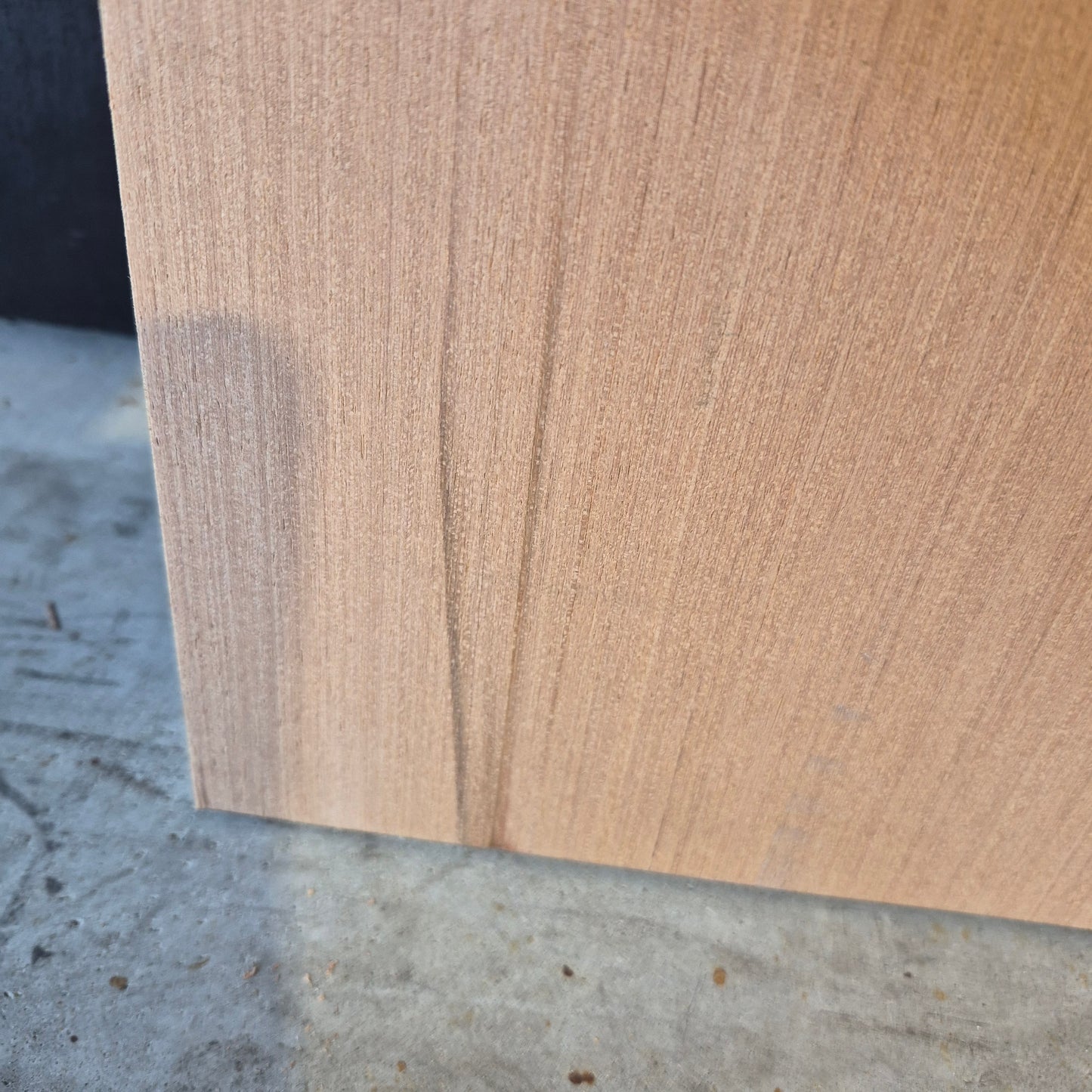 Timber Entry Door - 2040h x 1200w Solid Core w/ 4 x Obscure Glass *Factory 2nd* 10591