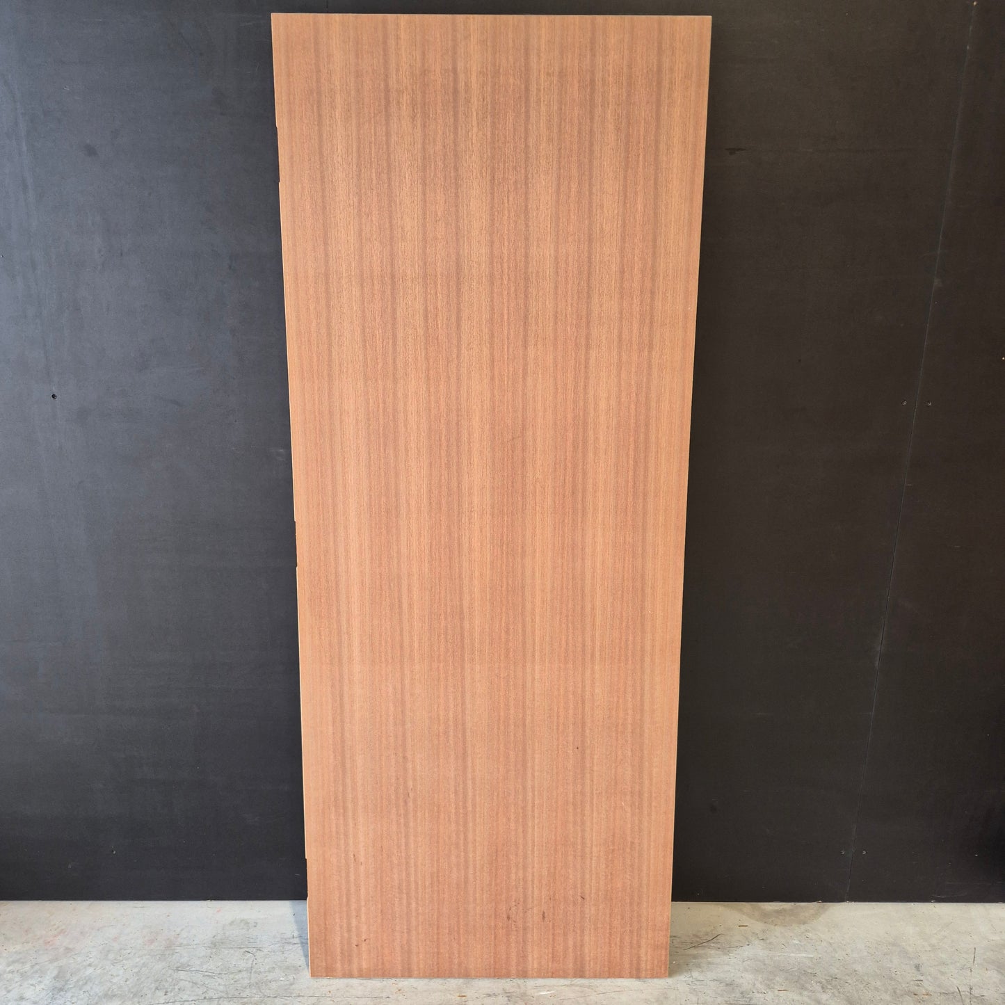 Timber Entry Door - 2040h x 820w Solid Core w/ Raised Moulding One Side *Factory 2nd* 10597