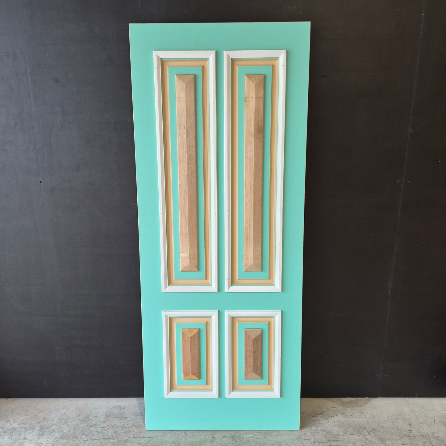 Timber Entry Door - 2040h x 820w Solid Core w/ Raised Mouldings Both Sides (XVP11) *Factory 2nd* 10598