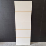 Timber Door - 2040h x 720w Hollow Core Internal Door w/ Pattern (HA4) *Factory 2nd* SKU: 10602