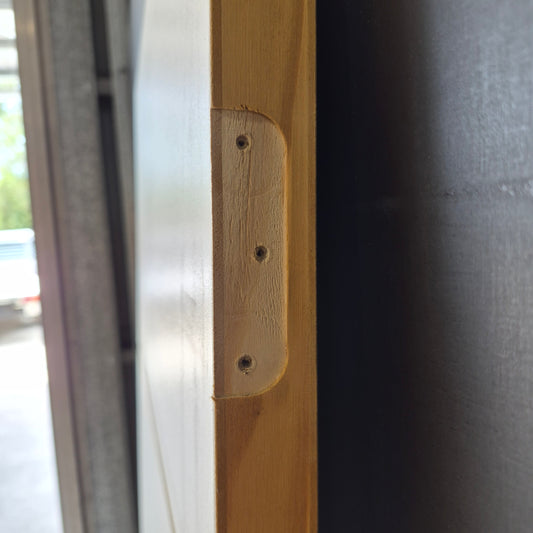 Timber Door - 2040h x 720w Hollow Core Internal Door w/ Pattern (HA4) *Factory 2nd* SKU: 10602