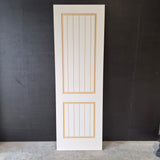 Timber Door - 2340h x 770w Hollow Core Internal Door w/ Pattern (Sorrento) *Factory 2nd* SKU: 10619
