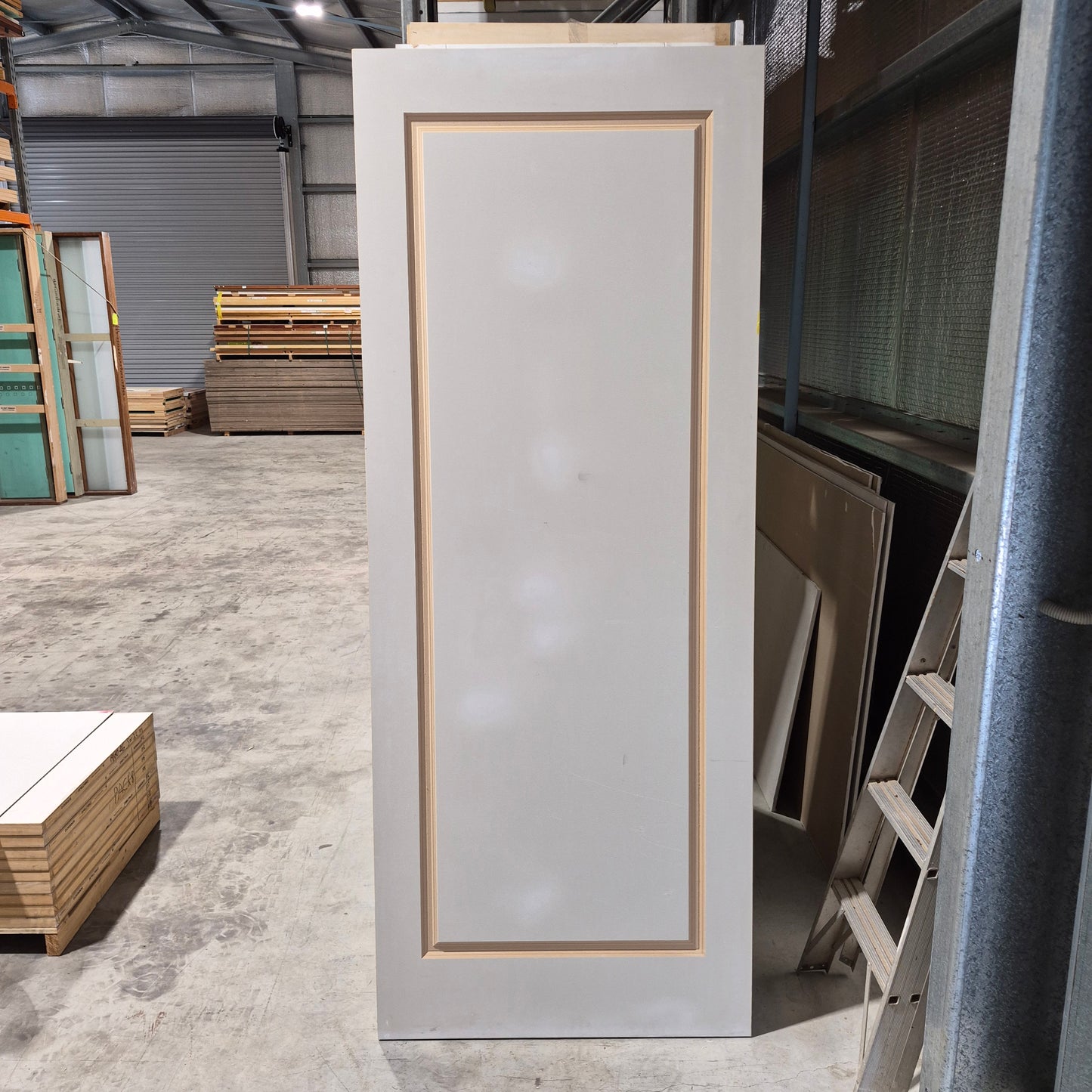 Timber Door - 2340h x 918w Solid Core Internal Door w/ Pattern (HCM1) *Factory 2nd* SKU: 10620