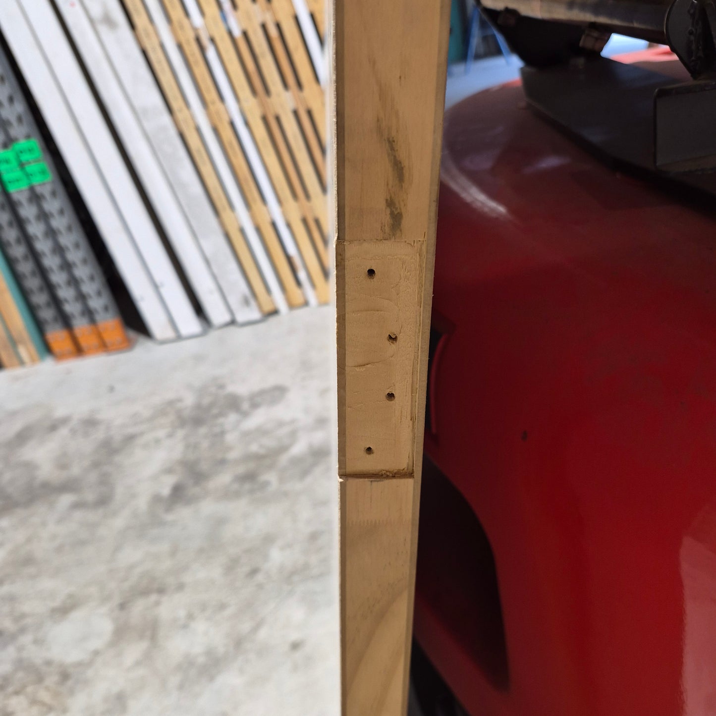 Timber Door - 2330h x 920w Semi-Solid Core Internal Door w/ Pattern (HCM1) *Factory 2nd* 10646