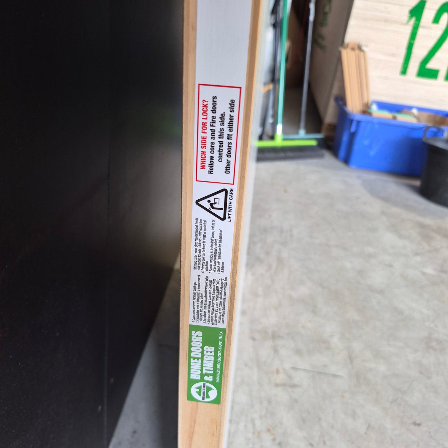 Timber Door - 2020h x 820w Plain Solid Core Internal Door *Factory 2nd* SKU: 10661