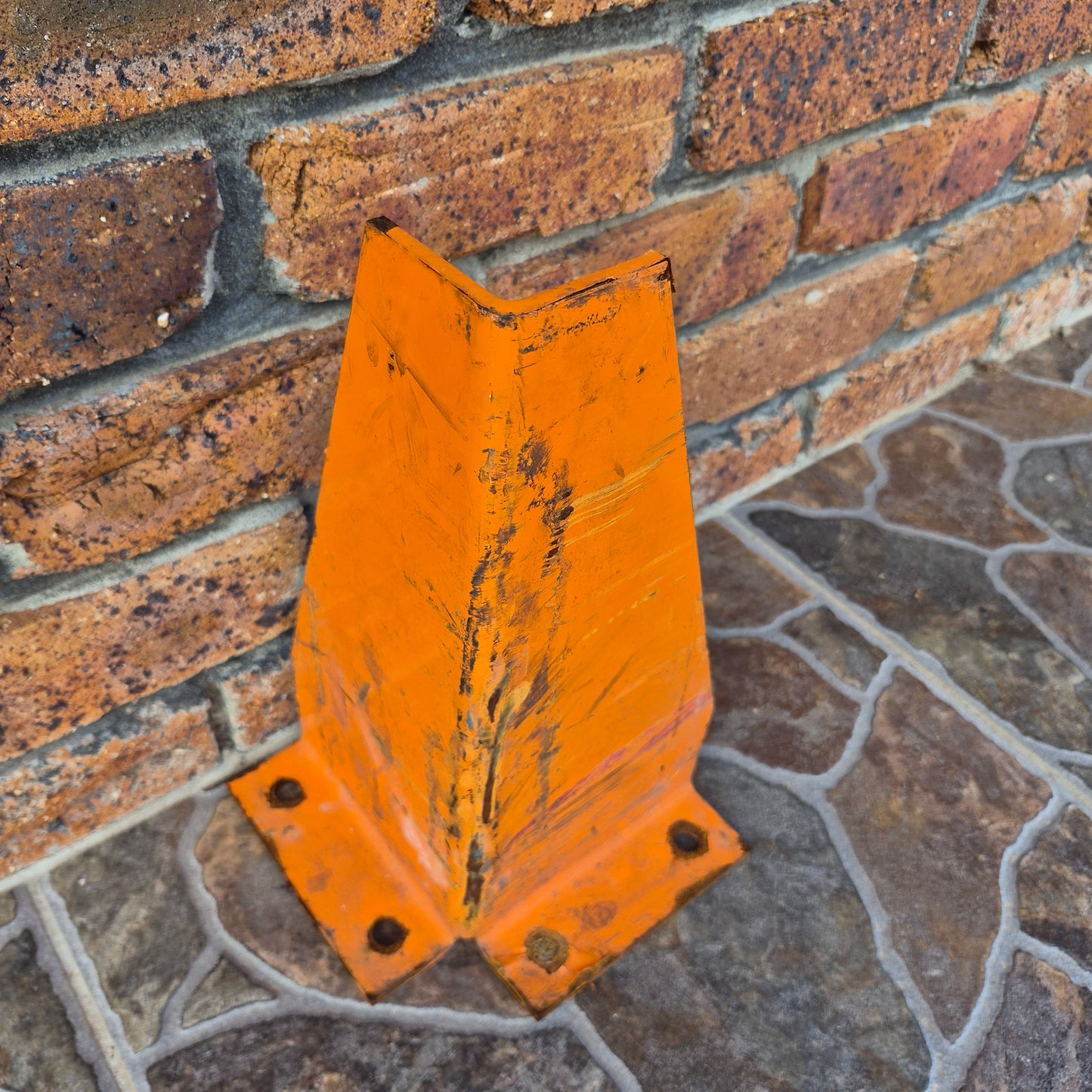 Pallet Racking End Protector / Corner Guard - 155mm x 155mm x 365mm high *2nd Hand* SKU: 10662