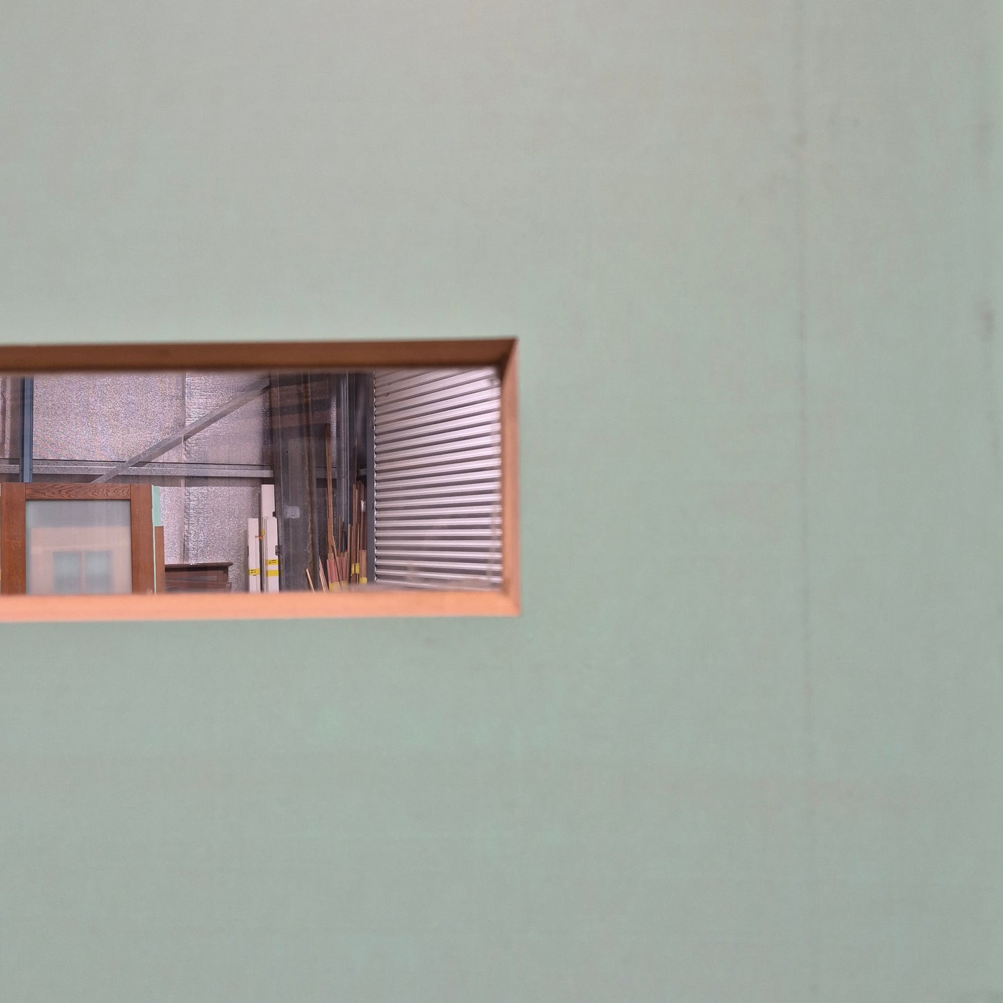 Timber Entry Door - Pre-Hung in a 2400h x 1250w Frame w/ 4 x Clear Glass *Factory 2nd* 10677