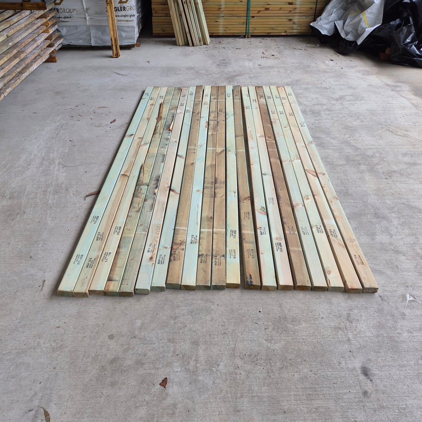 Timber Stud - 20 x 2700mm Lengths 70 x 35mm MGP12 Treated Stud *Clearance - Bowed / Damaged* 10682