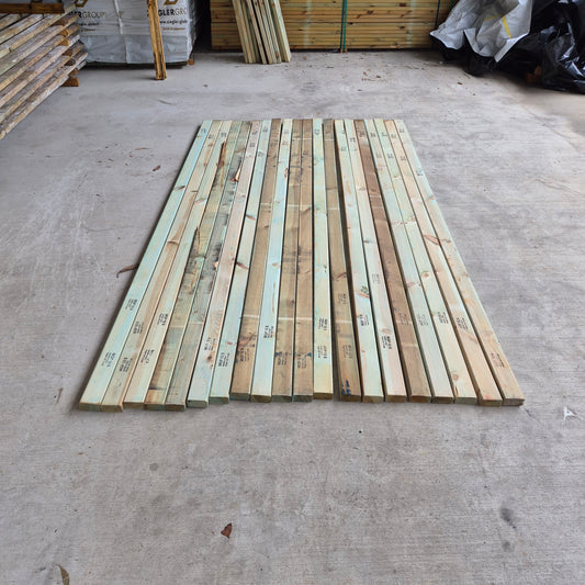 Timber Stud - 20 x 2700mm Lengths 70 x 35mm MGP12 Treated Stud *Clearance - Bowed / Damaged* 10682