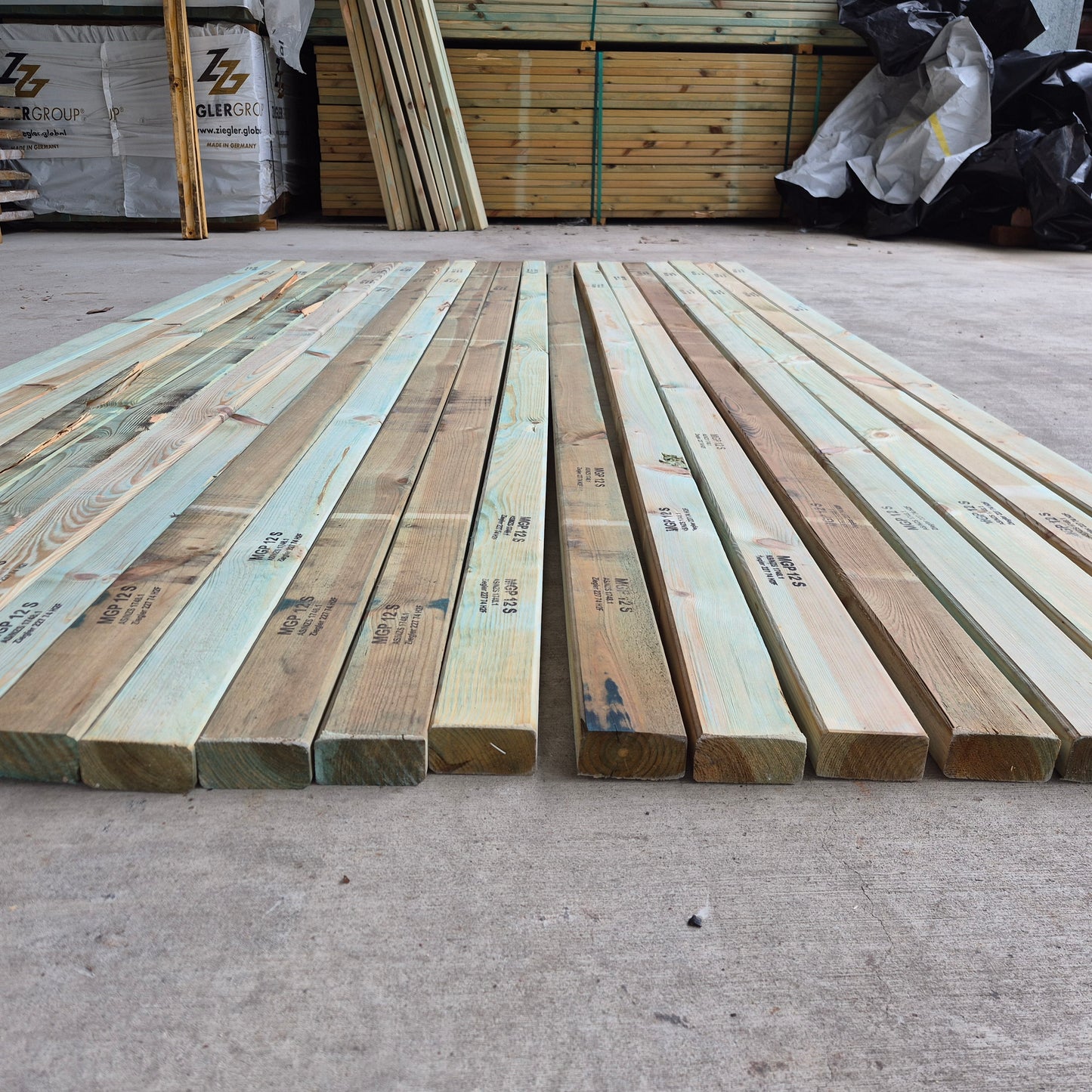 Timber Stud - 20 x 2700mm Lengths 70 x 35mm MGP12 Treated Stud *Clearance - Bowed / Damaged* 10682