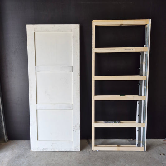 Cavity Slider Frame + Door - 2040h x 820w Semi-Solid Core Internal w/ Infill Panels *2nd* SKU: 10693