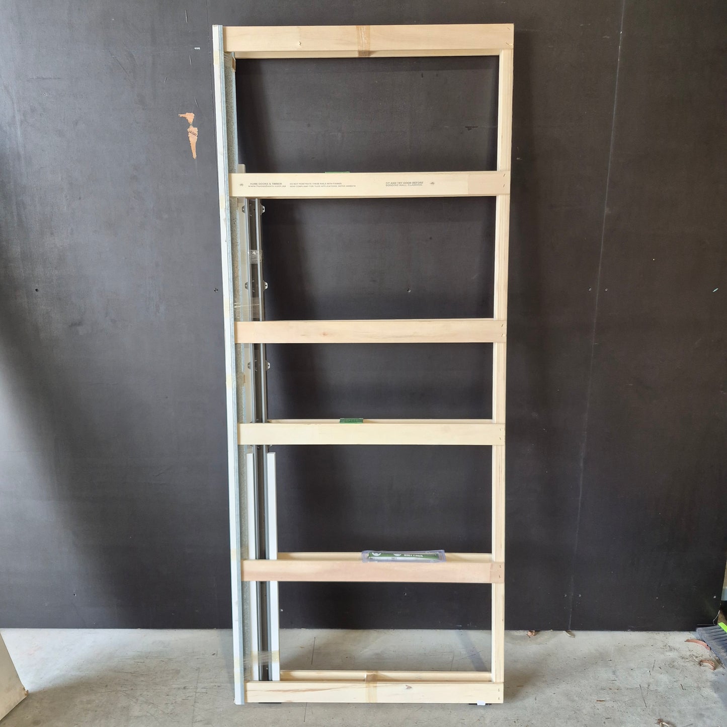 Cavity Slider Frame + Door - 2040h x 820w Semi-Solid Core Internal w/ Infill Panels *2nd* SKU: 10693