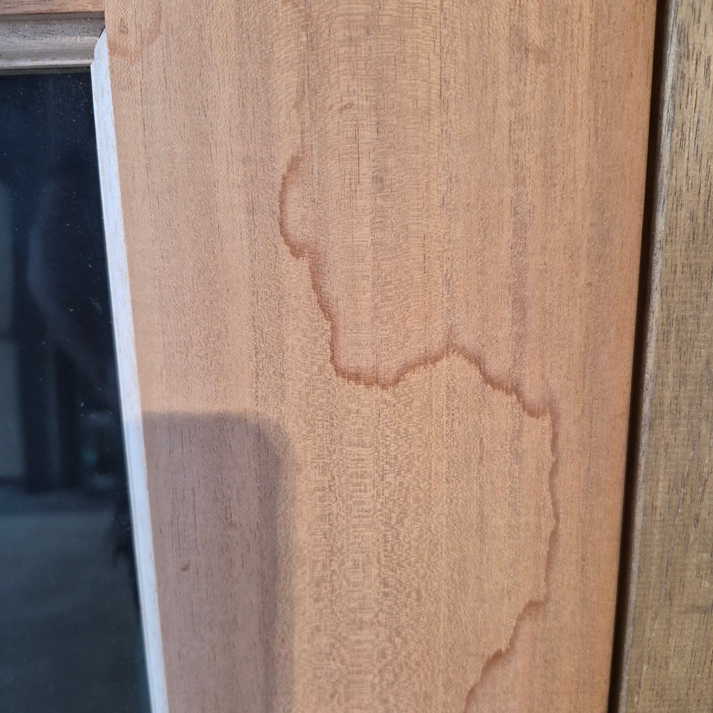 Timber Entry Door - Pre-Hung in a 2130h x 1267w Frame w/ 5 x Clear Glass *Factory 2nd* 10702