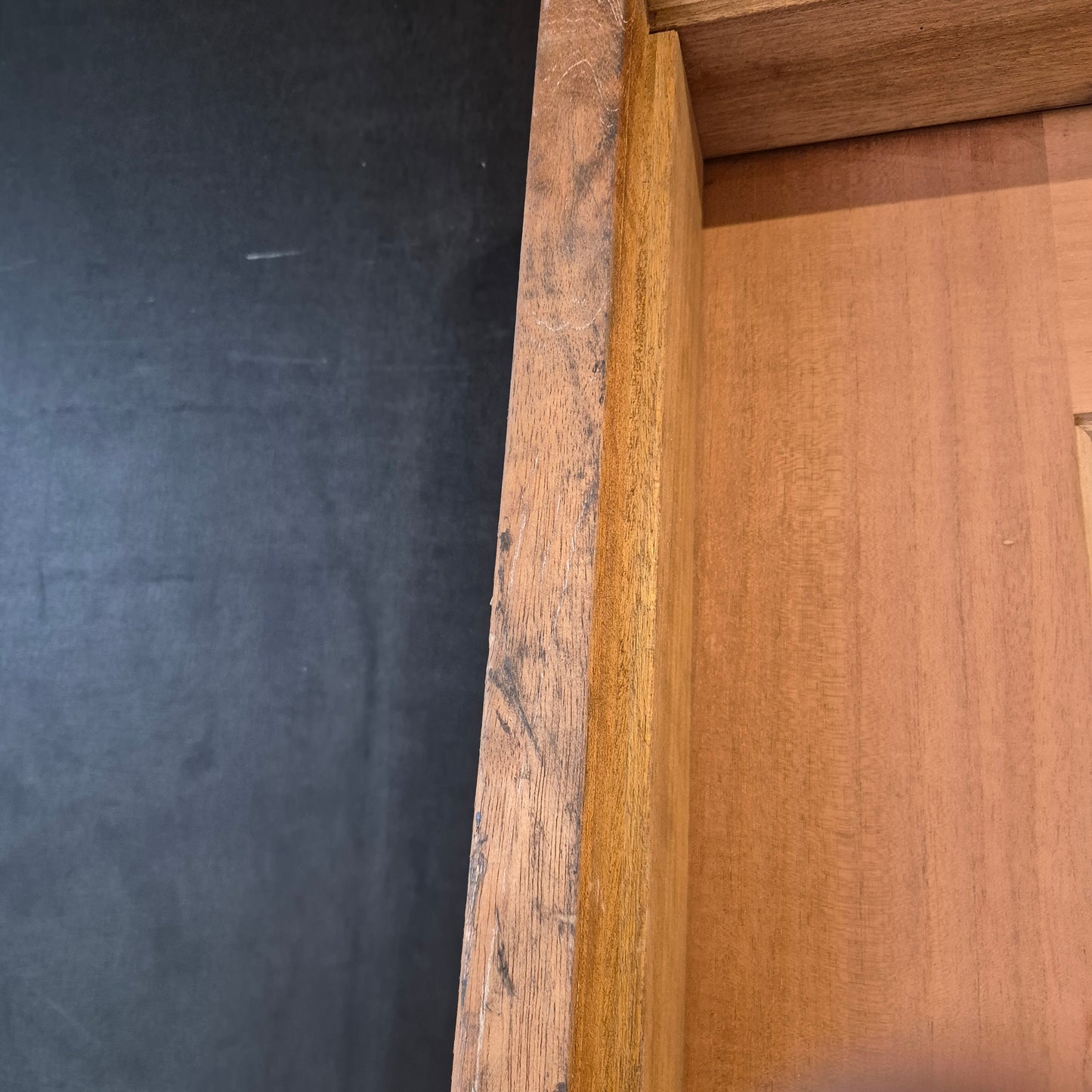 Timber Entry Door - Pre-Hung in a 2130h x 1267w Frame w/ 5 x Clear Glass *Factory 2nd* 10702