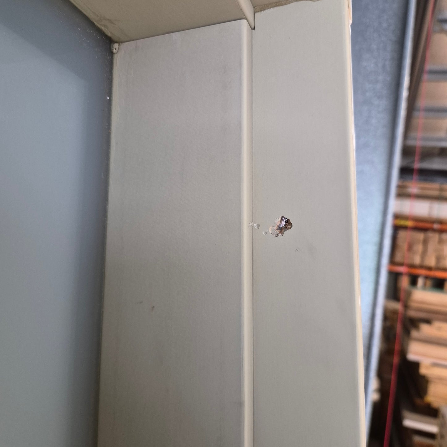 Timber Entry Door - Pre-Hung in a 2400h x 1450w Frame w/ 4 x Obscure Glass *Factory 2nd* 10703