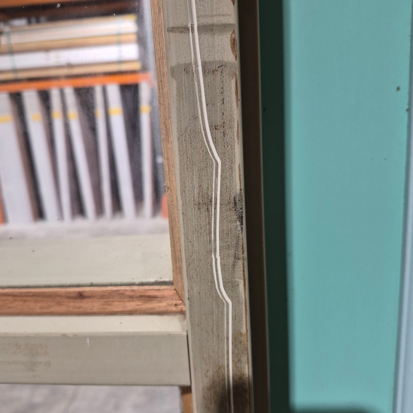 Timber Entry Door - Pre-Hung in a 2430h x 1750w Frame, Solid Core w/ Pattern *Factory 2nd* 10705