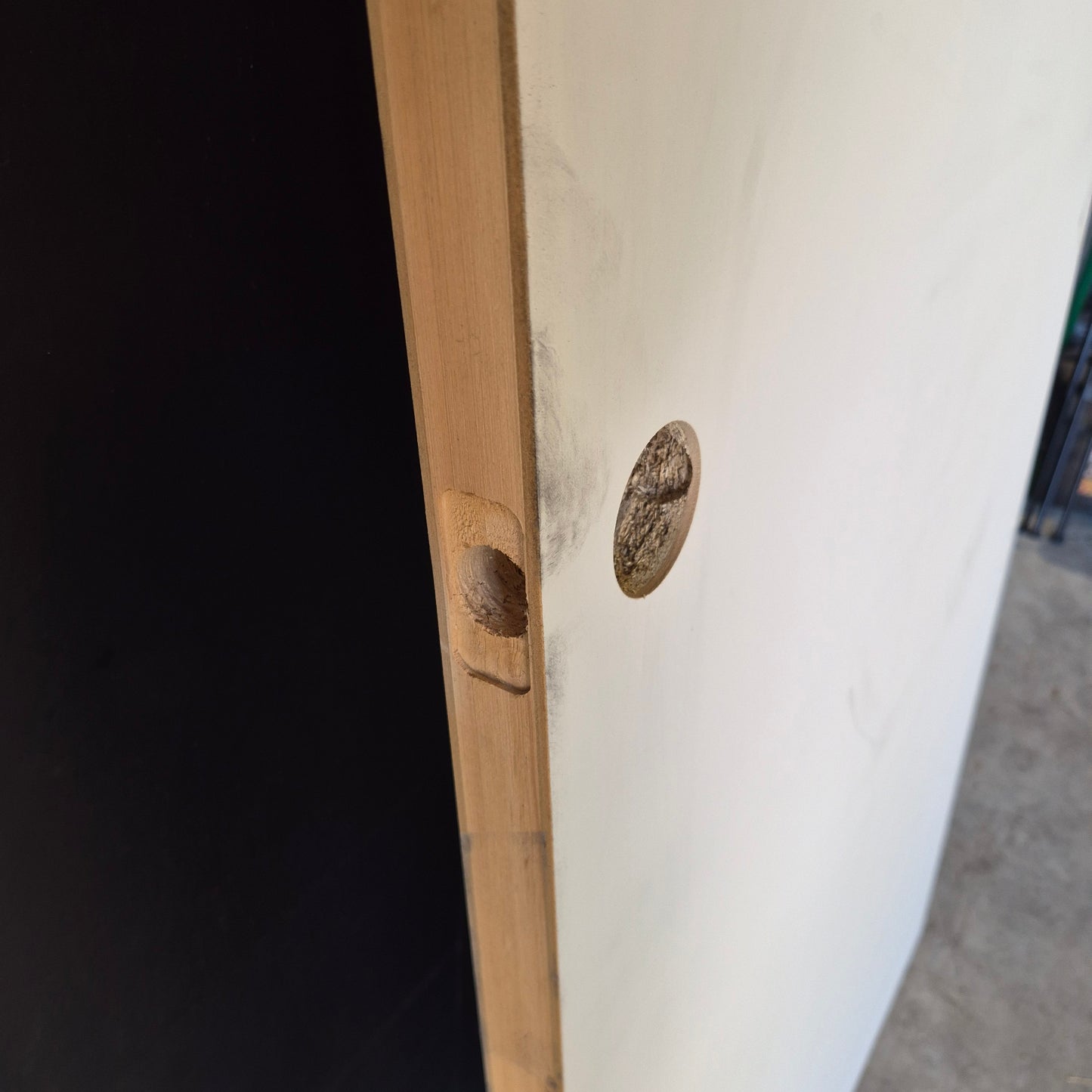 Internal Timber Door - 2040h x 820w Plain Hollow Core Internal Door *Factory 2nd* 10713
