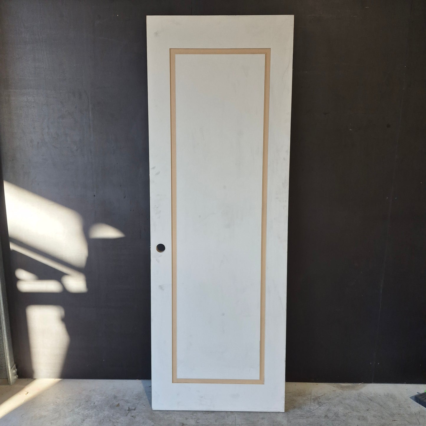 Internal Timber Door - 2340h x 820w  Hollow Core Internal Door w/ Pattern (SOR11) *Factory 2nd* 10716