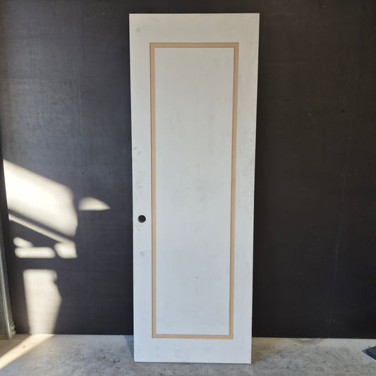 Internal Timber Door - 2340h x 820w  Hollow Core Internal Door w/ Pattern (SOR11) *Factory 2nd* 10716