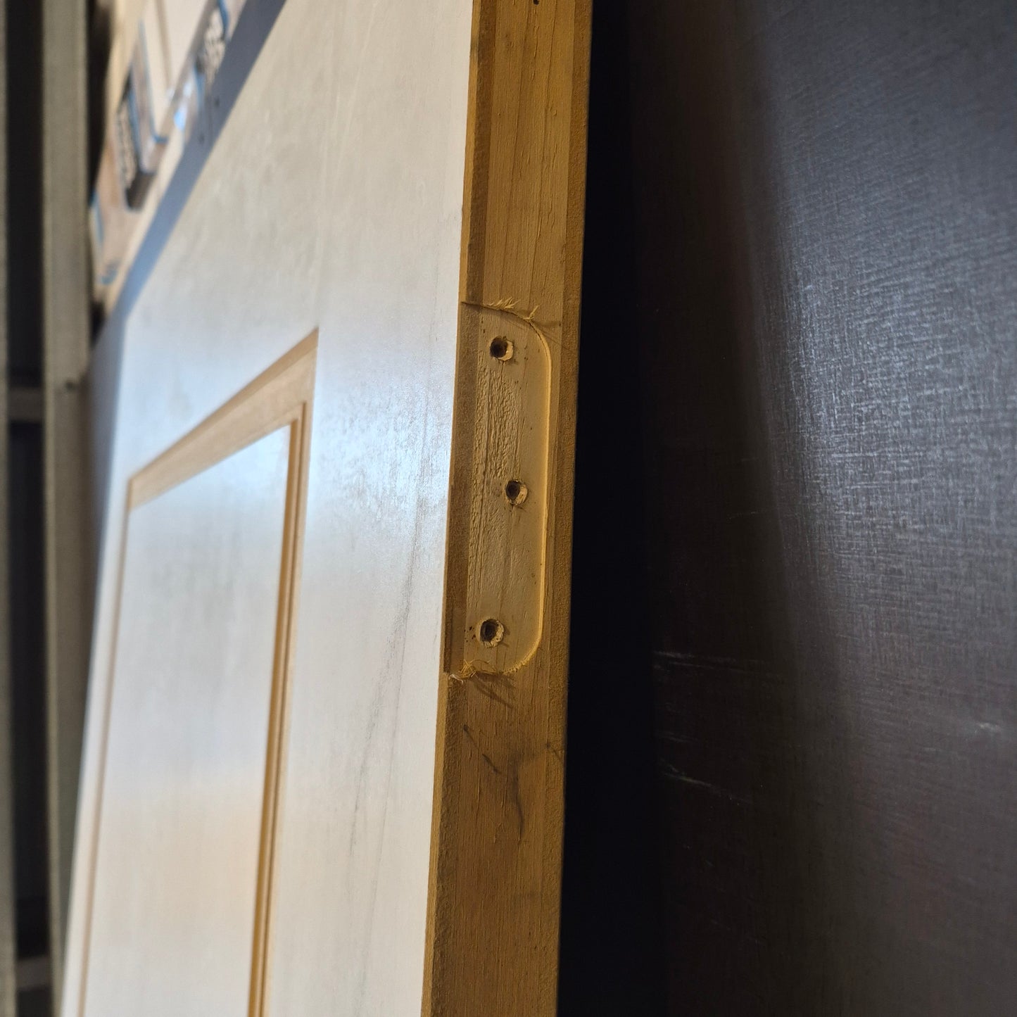 Internal Timber Door - 2340h x 820w  Hollow Core Internal Door w/ Pattern (SOR11) *Factory 2nd* 10716