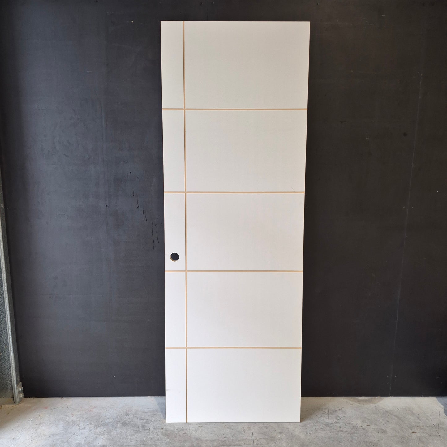 Internal Timber Door - 2340h x 820w Hollow Core Internal Door w/ Pattern (HLR240) *Factory 2nd* 10717