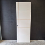 Internal Timber Door - 2340h x 820w Hollow Core Internal Door w/ Pattern (HLR240) *Factory 2nd* 10717