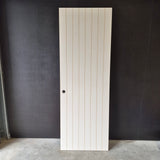 Internal Timber Door - 2340h x 820w Hollow Core Internal Door w/ Pattern (HAG11) *Factory 2nd* 10718