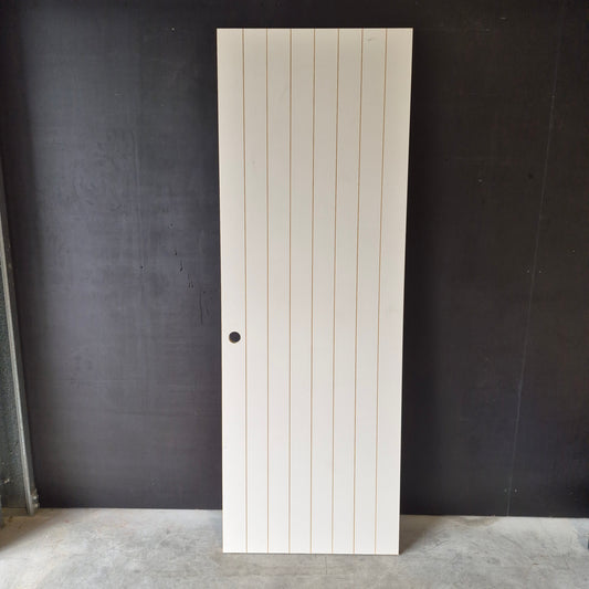 Internal Timber Door - 2340h x 820w Hollow Core Internal Door w/ Pattern (HAG11) *Factory 2nd* 10718