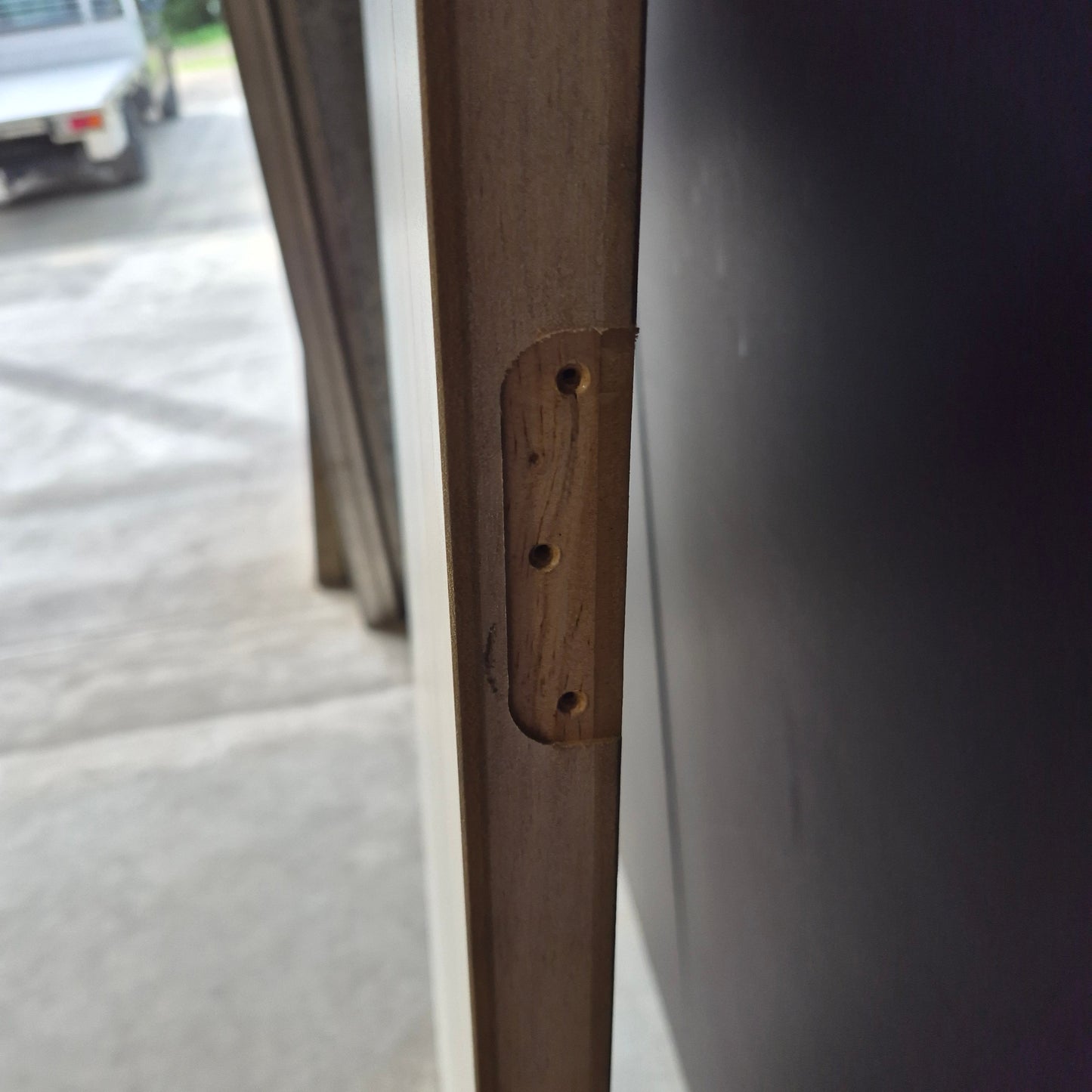 Internal Timber Door - 2340h x 820w Hollow Core Internal Door w/ Pattern (HAG11) *Factory 2nd* 10718