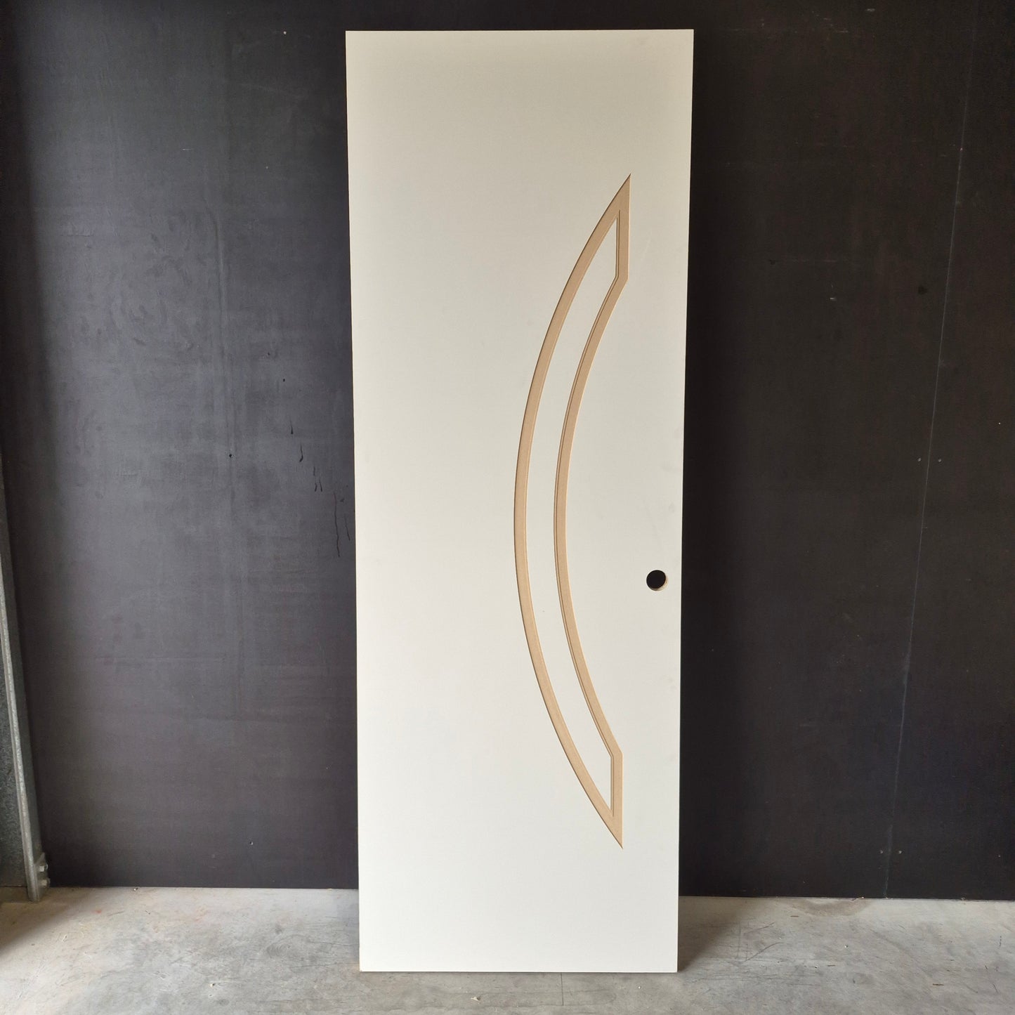 Internal Timber Door - 2340h x 820w Hollow Core Internal Door w/ Pattern (SOR6) *Factory 2nd* 10719