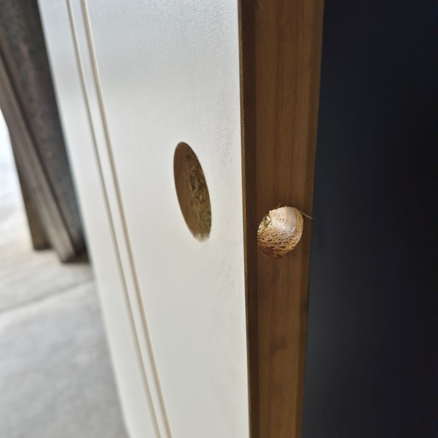 Internal Timber Door - 2340h x 820w Hollow Core Internal Door w/ Pattern (SOR6) *Factory 2nd* 10719