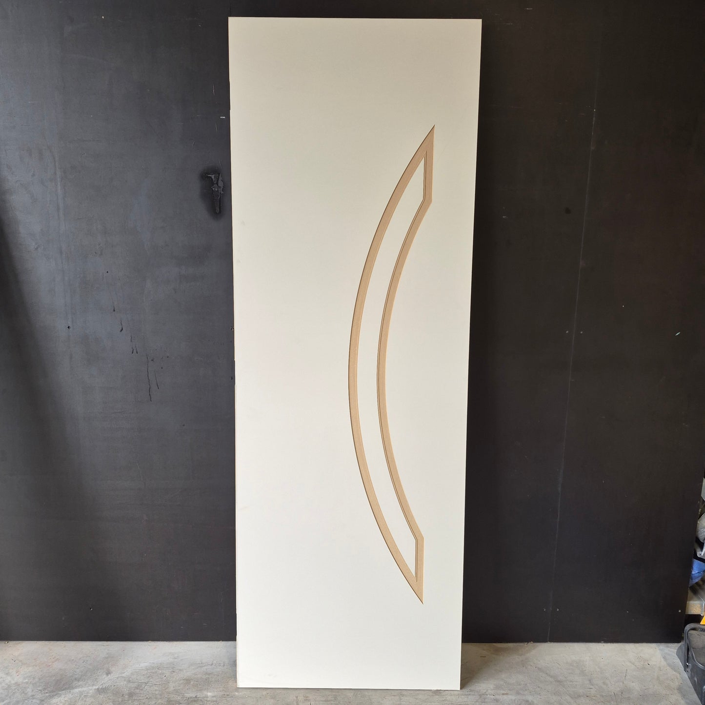 Internal Timber Door - 2340h x 820w Hollow Core Internal Door w/ Pattern (SOR6) *Factory 2nd* 10720