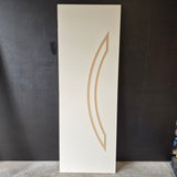 Internal Timber Door - 2340h x 820w Hollow Core Internal Door w/ Pattern (SOR6) *Factory 2nd* 10720