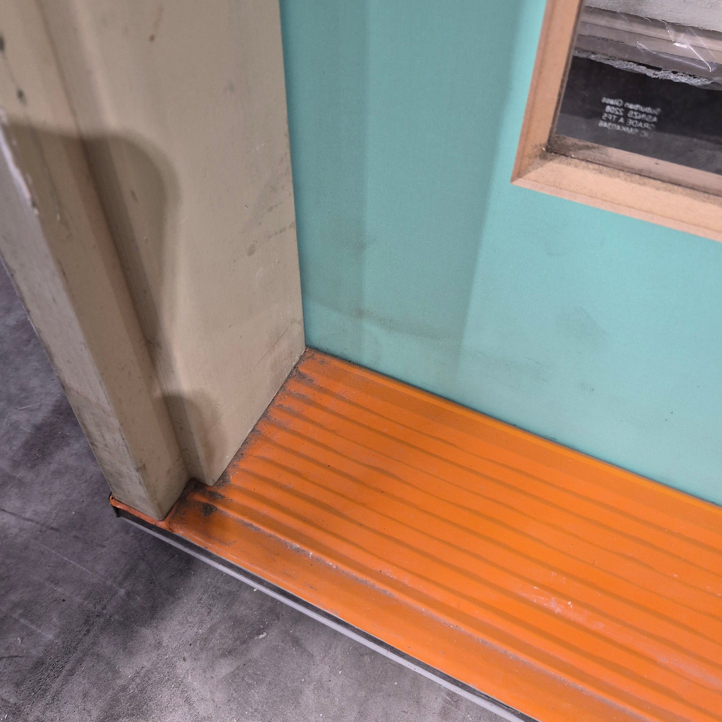 Timber Entry Door - Pre-Hung in a 2095h x 887w Frame w/ 1 x Clear Glass *Factory 2nd* 10722