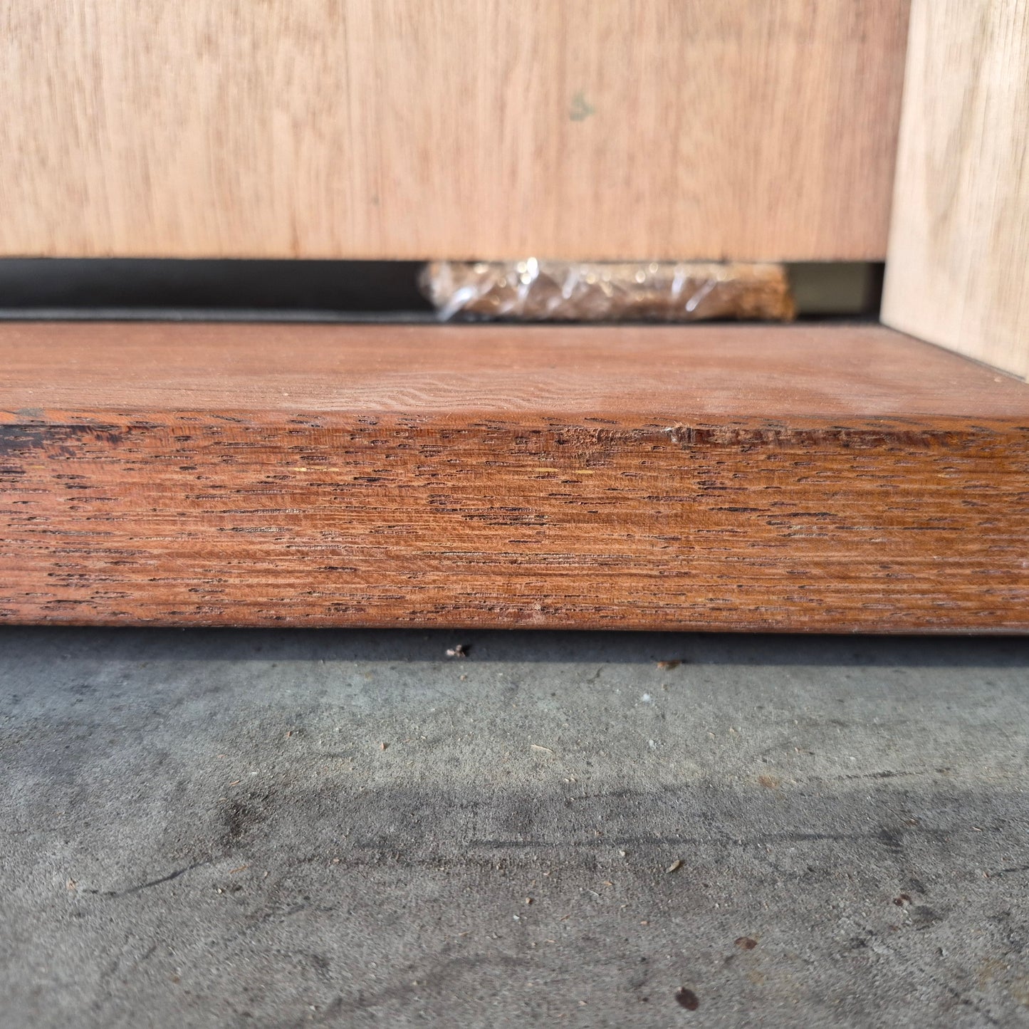 Timber Entry Door - Pre-Hung in a 2120h x 887w Frame w/ 1 x Obscure Glass *Factory 2nd* 10723