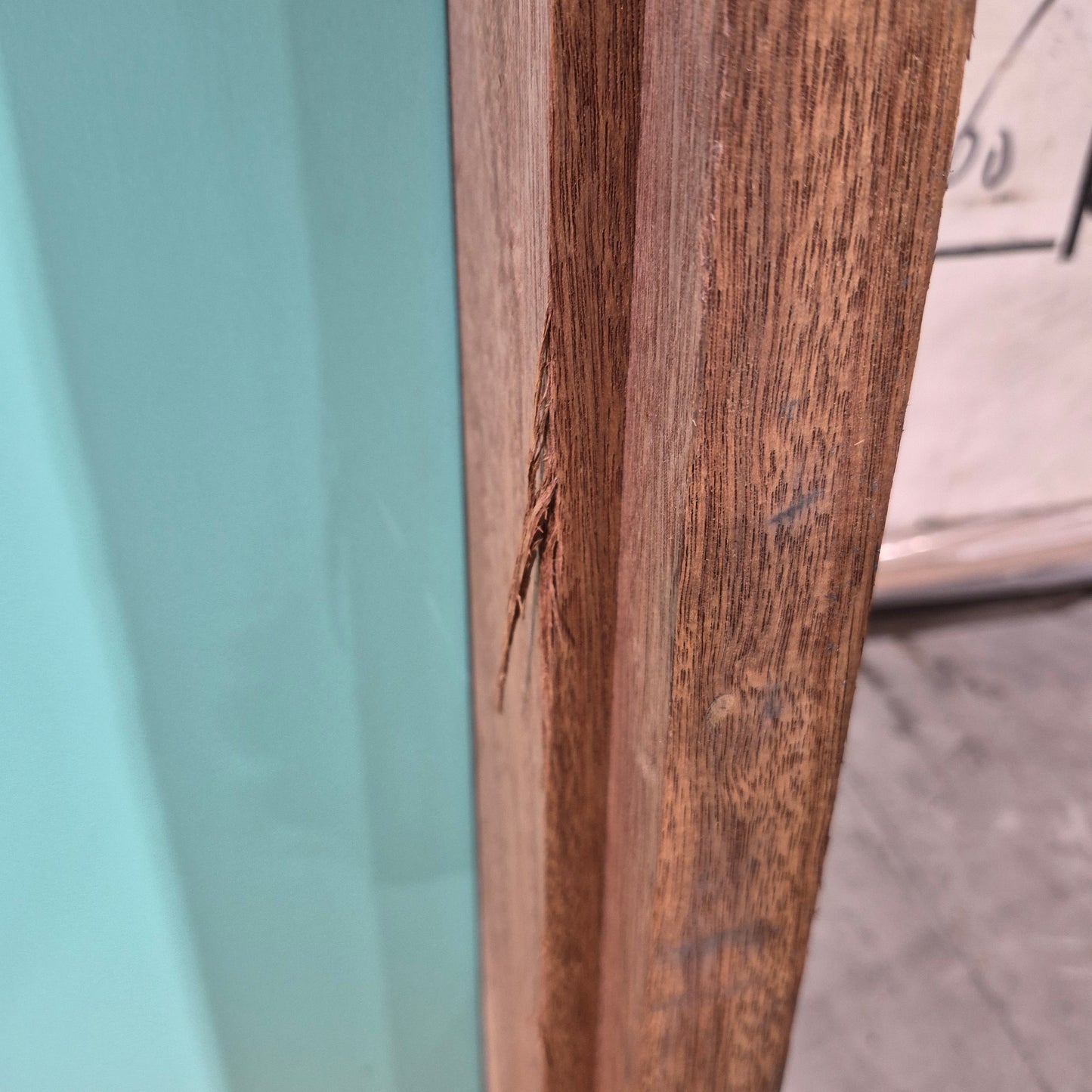Timber Entry Door - Pre-Hung in a 2095h x 887w Frame w/ 1 x Clear Glass (VER1) *Factory 2nd* 10726