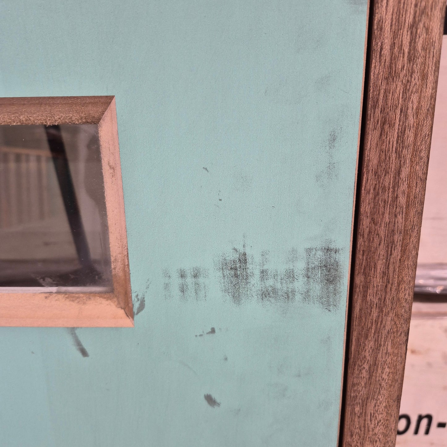 Timber Entry Door - Pre-Hung in a 2095h x 887w Frame w/ 4 x Clear Glass (XN5) *Factory 2nd* 10731