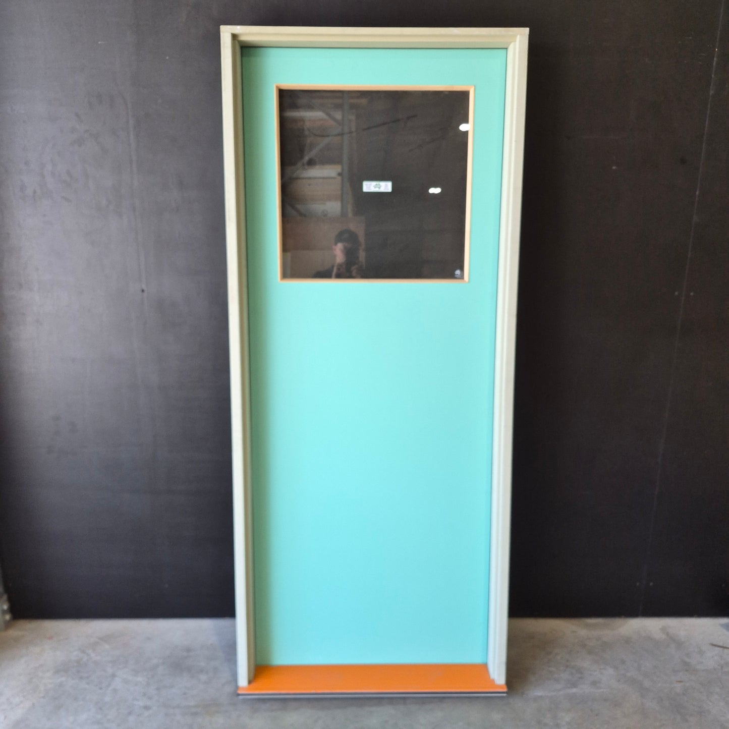 Timber Entry Door - Pre-Hung in a 2095h x 887w Frame w/ 1 x Clear Glass (XF1) *Factory 2nd* 10737