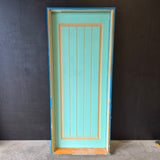 Timber Entry Door - Pre-Hung in a 2091h x 885w Frame w/ Routed Pattern (XV8) *Factory 2nd* 10738