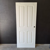 Internal Timber Door - 2040h x 870w Hollow Core Internal Door w/ Pattern *Factory 2nd* 10740