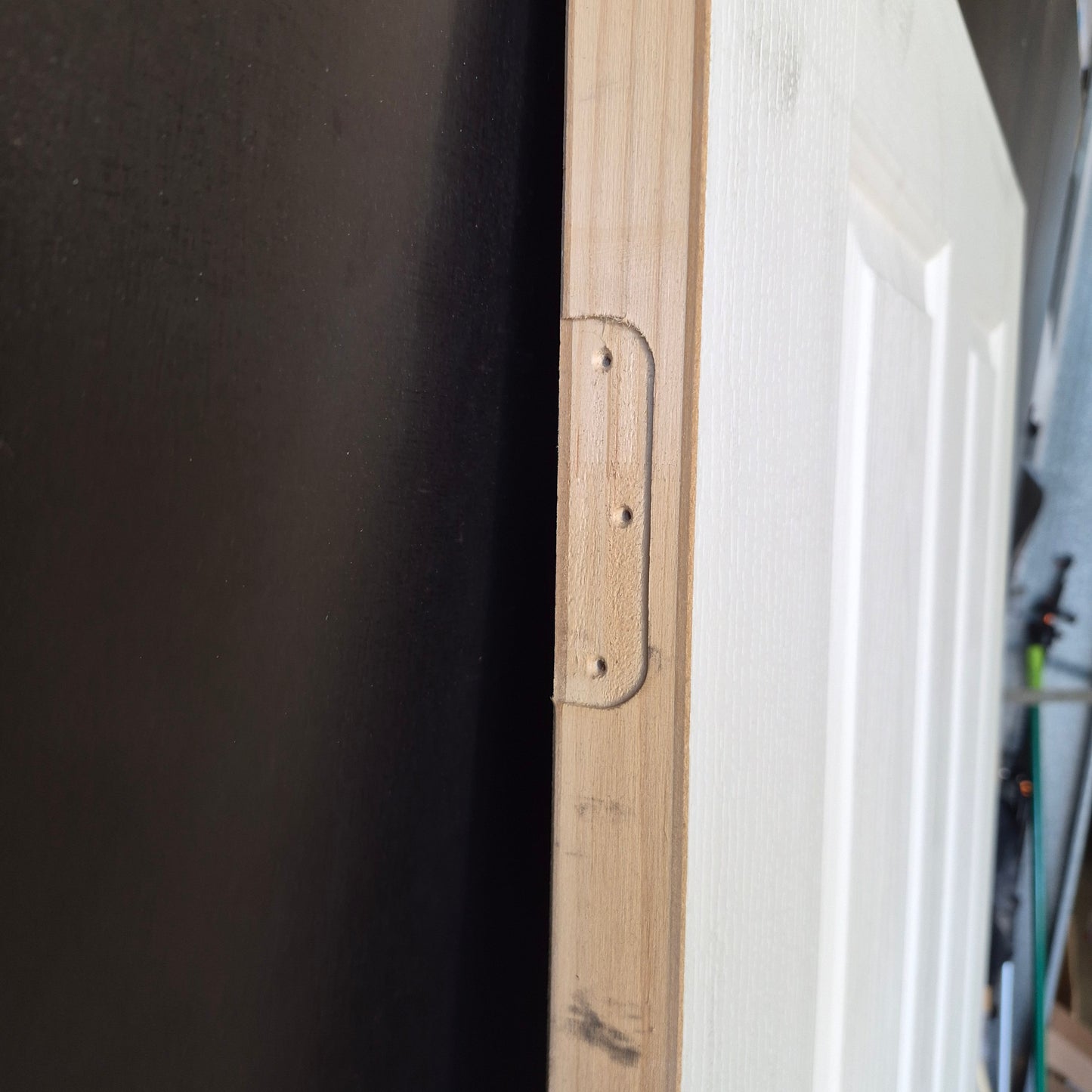 Internal Timber Door - 2040h x 870w Hollow Core Internal Door w/ Pattern *Factory 2nd* 10740